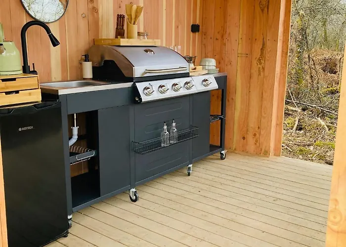 Tente Luxe Vue Etang Avec Jacuzzi 4 Campismo de Luxo *